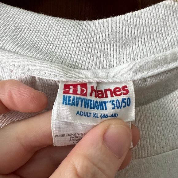 Vintage Bethune-Cookman College HBCU T-Shirt 90s Hanes Football Graphic Tee XL - Picture 4 of 6